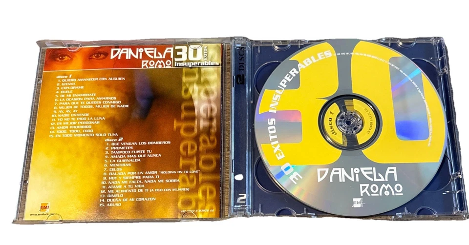 Daniela Romo 30 Exitos Insuperables 2CD Very Good - Imagem 3 de 4