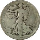 1919 D Liberty Walking Silver Half Dollar G/VG Details SKU:I25377