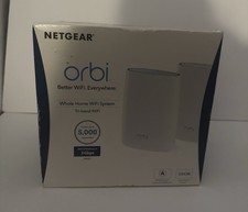 Netgear Orbi RBK50 Whole Home WiFi System. New In Box, Very Slight Damage To Box