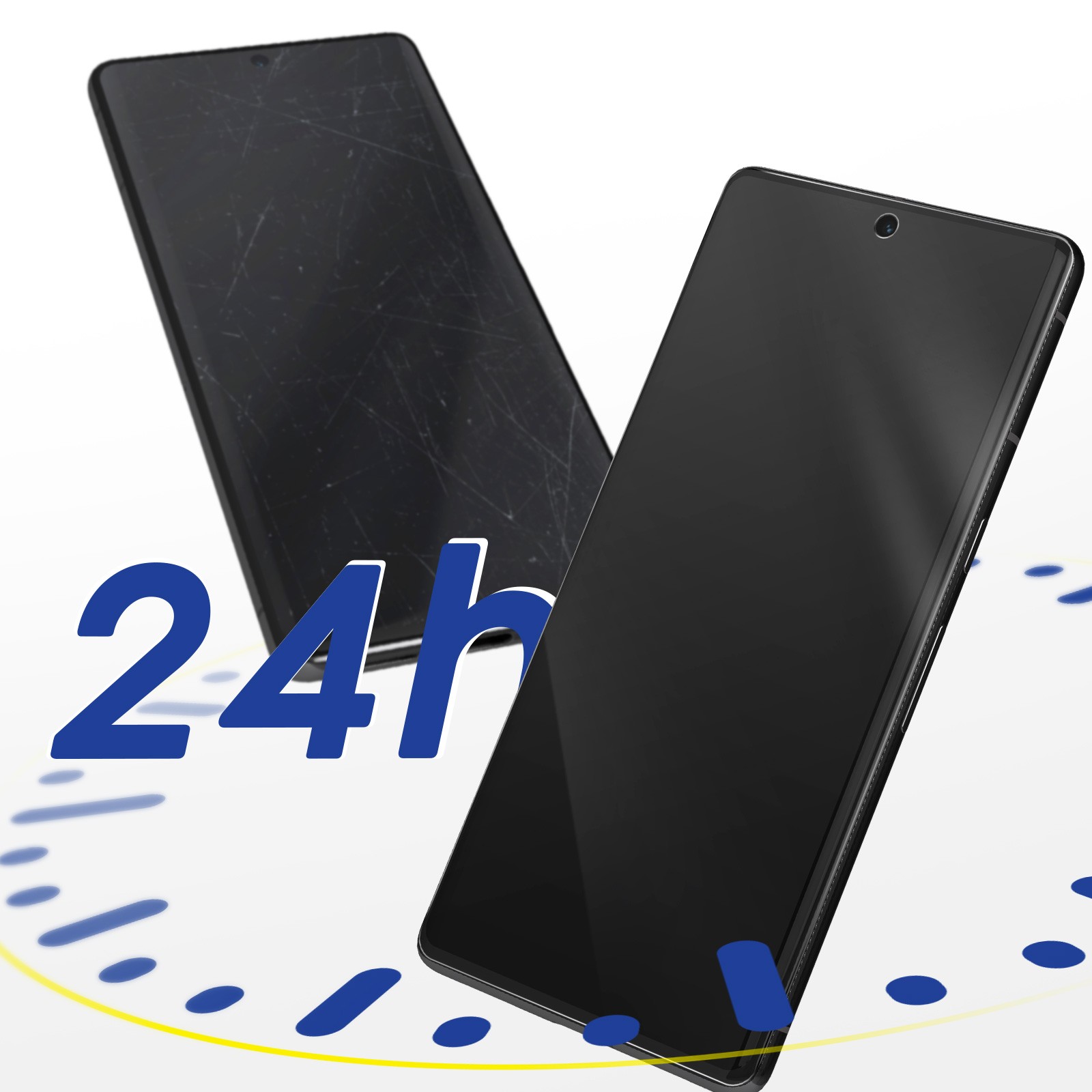 Écran Xiaomi 13 protégé des rayures avec le verre Arc Plus