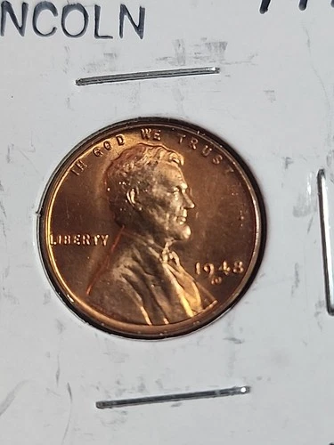 1948 D  LINCOLN CENT - BU, from a nice roll