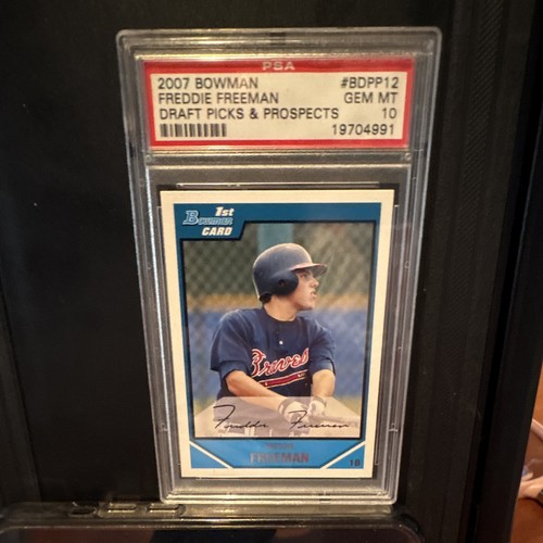 Bowman 2007 Draft Freddie Freeman BDPP12 Rookie Insert PSA 10 Braves