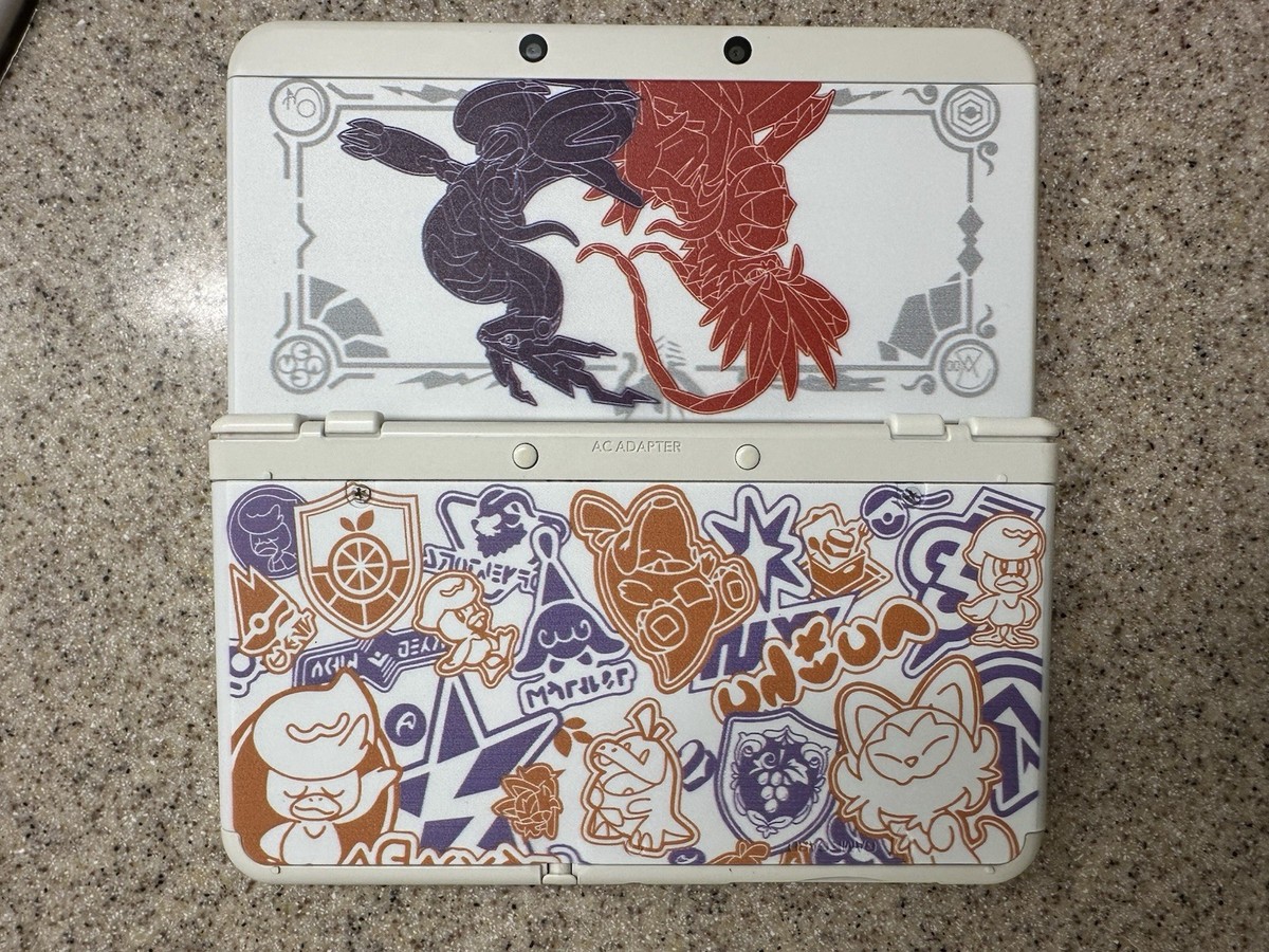 New Nintendo 3DS Cover Plates Pokémon Violet and Scarlet Non-OEM
