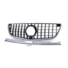Sport Kühlergrill Schwarz Glanz Chrom für Mercedes Vito W447 ab 14