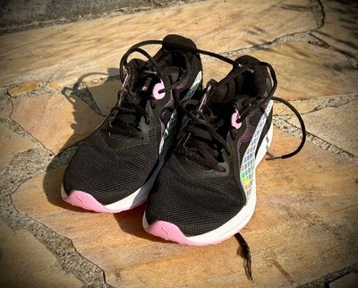 PUMA Women s Running Shoes Black Pink White EU 38.5 US 6.5 Style 389693-02