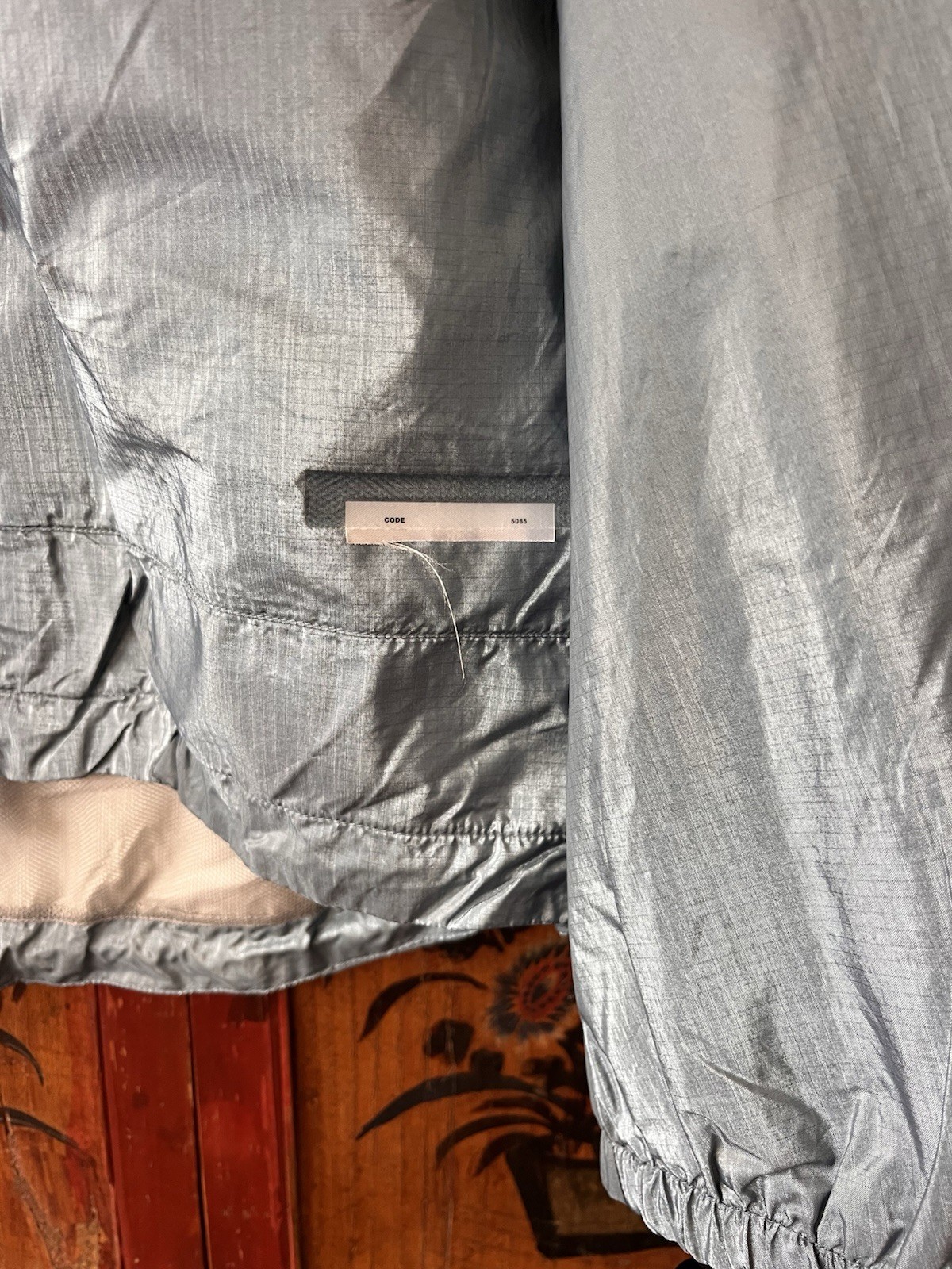 Satisfy Silver Shell Packable windbreaker Jacket … - image 7