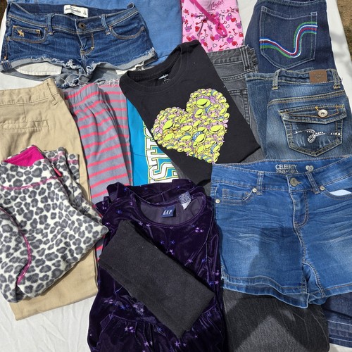 Lot Of 14 Girls Clothes Size 12- 14 EUC!