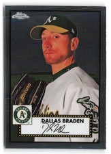2021 Topps Chrome Platinum Anniversary #563 Dallas Braden Oakland Athletics