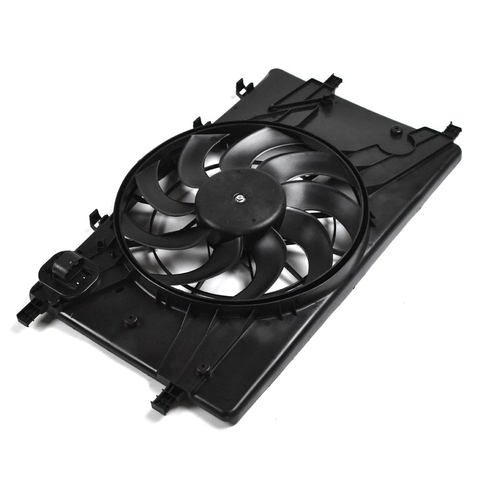 Conjunto de ventilador de refrigeración del radiador con cubierta para Chevrolet Cruze Limited Buick Verano Foto 3 de 4