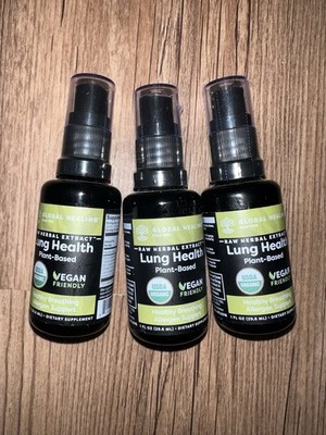 Global Healing Lung Health Raw Herbal Extract - Respiratory & Allergen Support