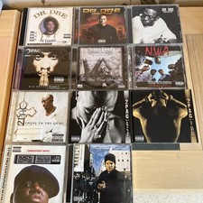 11 x CDs Dr Dre / Ice cube/ NWA/ 2 PAC/Snoop/BIG Album Bundle Hip Hop / Rap vgc