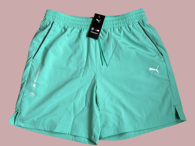 Puma x BMW Motorsport Ess+ Woven Shorts 7'' Men's Sz L / XL Shorts New