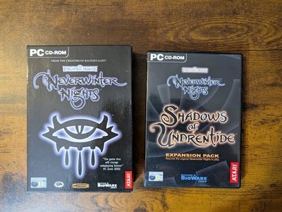NEVERWINTER NIGHTS, SHADOWS OF UNDRENTIDE WINDOWS PC SPIELE & 3 RATGEBER