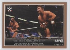 2015 Topps WWE Road to Wrestlemania Bronze The Miz Damien Mizdow #61 0c4