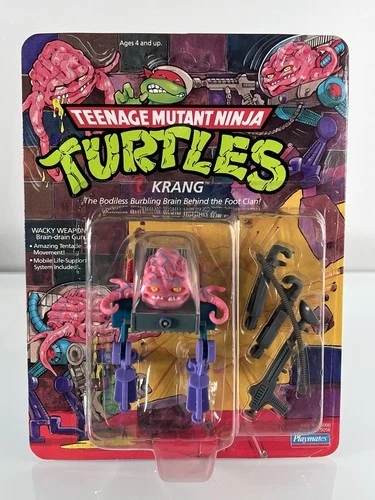 TMNT 1989 Krang Action Figure MOC Unpunched 14-Back