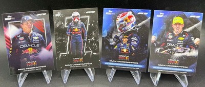 Topps F1 Formula 1 Lights Out 2025 # 4x Max Verstappen # Red Bull # Base Cards