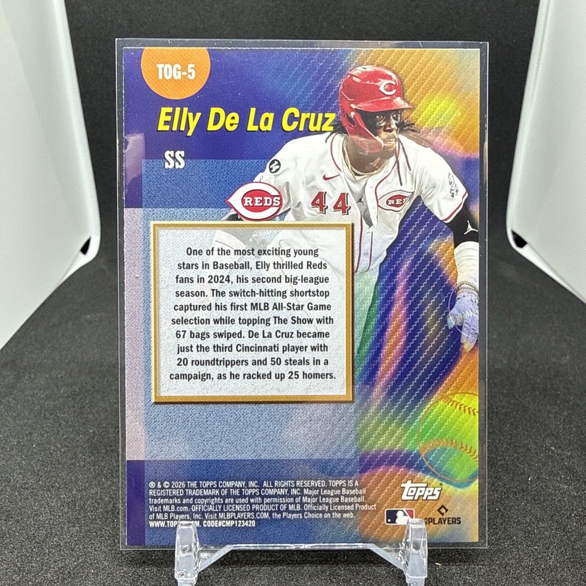 NEW! 2026 Topps Series 1 #TOG-5 Elly De La Cruz TITANS OF THE GAME 