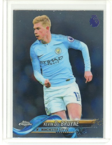 Kevin De Bruyne #50 2018 Topps Chrome Premier League card