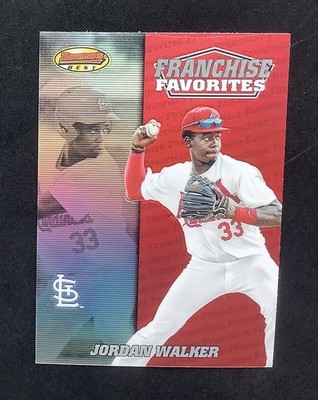 2020 Bowman's Best Jordan Walker St. Louis Cardinals Franchise Favorites #FFA-JW