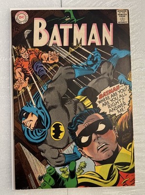 Batman #196 Infantino Robin Silver Age DC 1967
