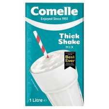Comelle Thick Shake Mix Pack with Skimmed Milk (12 x 1L) FAST AND FREE DELIVERY