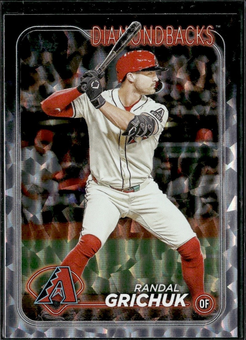 2024 Topps Update Series Randal Grichuk #US6 Silver Cracked Foil