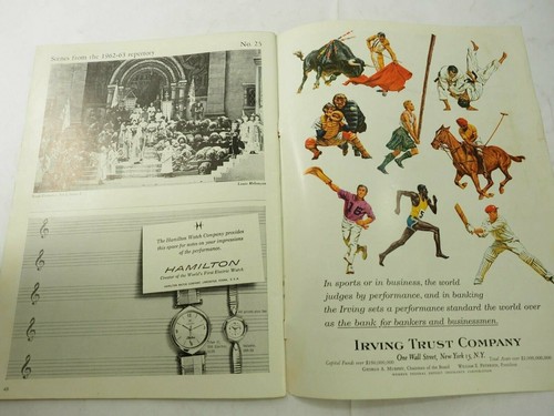 Metropolitan Opera Magazine Program 1959-1960 - Picture 11 of 12