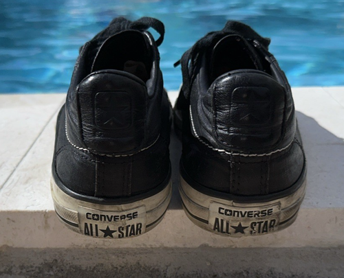 Converse x John Varvatos schwarze Canvas-Low-Top-Sneaker Gr. M 8,5 W 10,5 - Bild 7 von 18