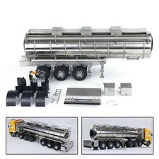 Hot Sale 1/14 Metal 6*6 Semi-trailer Fuel Tank For Rc Tractor Transport Trailer