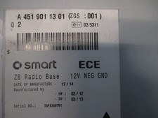 Autoradio Smart FORTWO