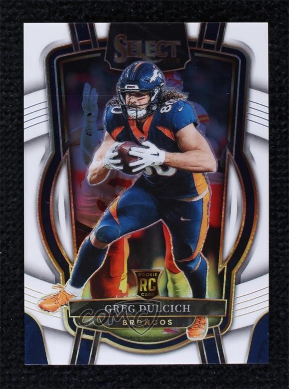 2022 Panini Select Club Level White Prizm 6/35 Greg Dulcich #271 9su