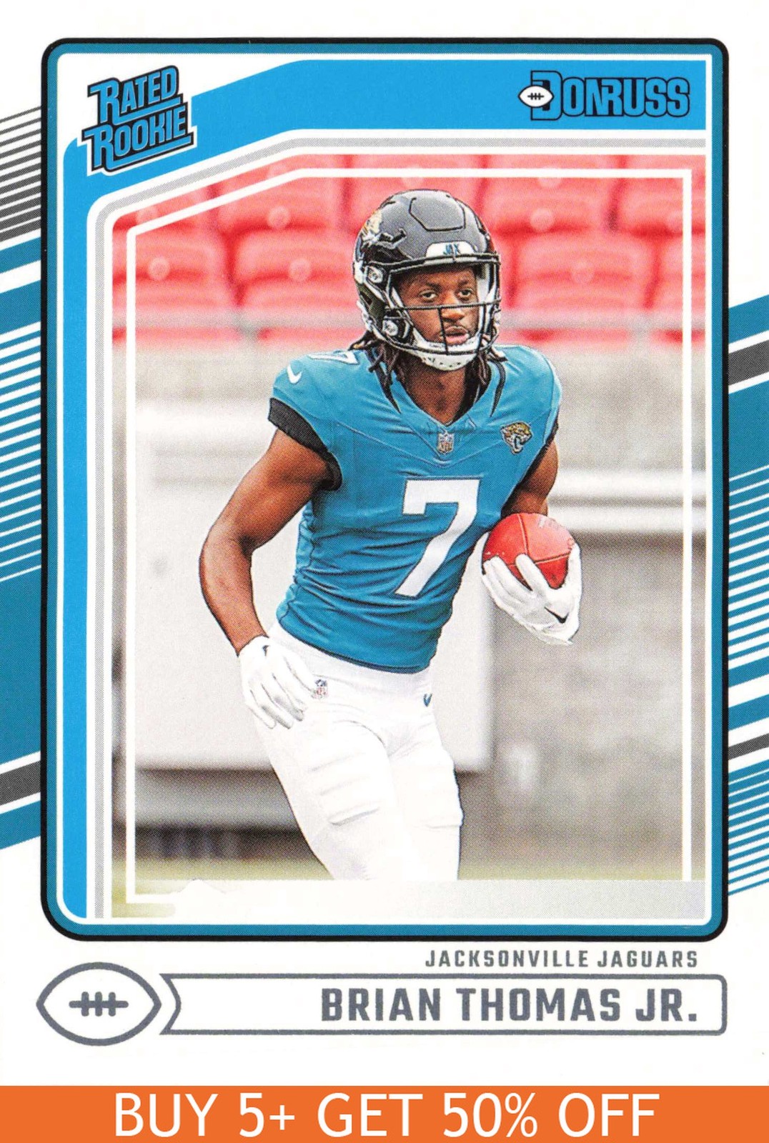 2024 Donruss #313 Brian Thomas Jr. Jacksonville Jaguars Football