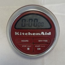 Kitchen Aid Digital Kitchen Timer Red & Chro...