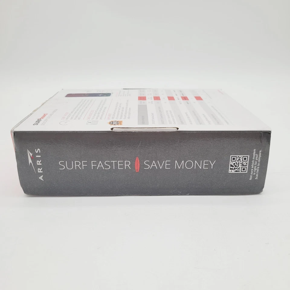 ARRIS SB-6183 SURFBOARD DOCSIS 3.0 Cable Modem 16X4 Channels 686 MBPs - Image 4 of 4