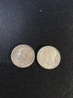 1942 Mercury Dimes (2 Total)=S & P mint=super nice details==take look==win