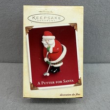 Hallmark Keepsake 2005 A Putter for Santa Christmas Ornament