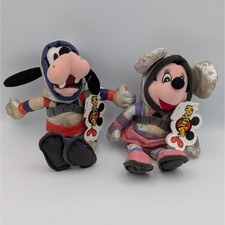 VTG Disney Mouseketoys Space Minnie Goofy Tomorrowland Astronaut Bean Bag Lot