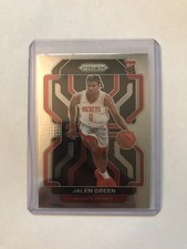 Jalen Green Prizm Rookie Card!! 2021-22 Panini Prizm #306 NBA Basketball c.. rookie card picture