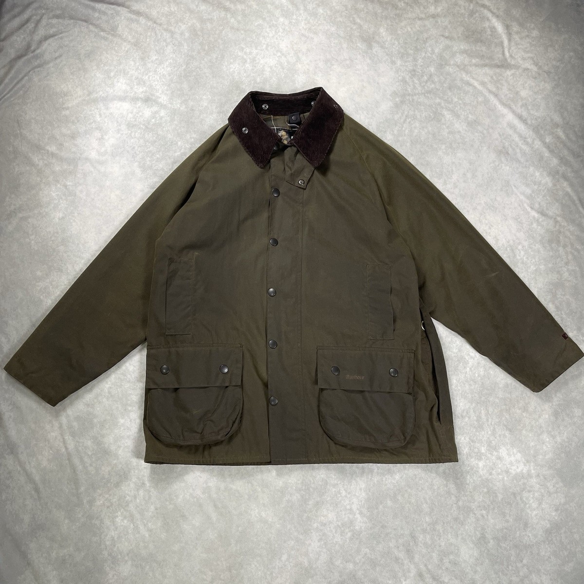 Barbour Classic Beaufort Wax Jacket Men Size C46/117CM (XXL) Brown