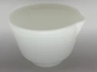 VINTAGE Pyrex MILK GLASS BATTER MIXING BOWL W/POURING LIP