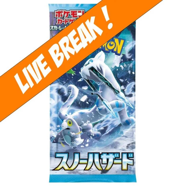 [ Live Break ] Snow Hazard - Pokémon TCG Japanese Booster Pack