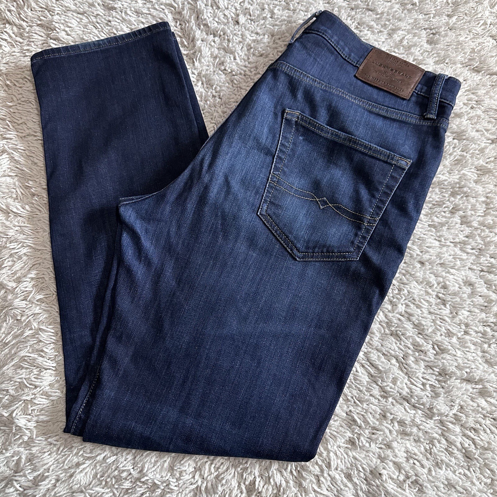 Lucky Brand Men's 410 Athletic Slim Fit Jeans in Fenwick Blue-31/32