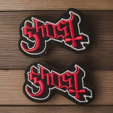 Lot of 2 Ghost Swedish band Embroidered Patch Iron-On Sew-On US Ship Metal