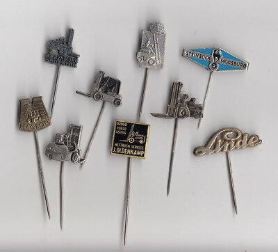 Oldtimer Gabelstapler Pin Anstecker 60er Jahre Hyster Mageon Güldner Linde Gabelstapler