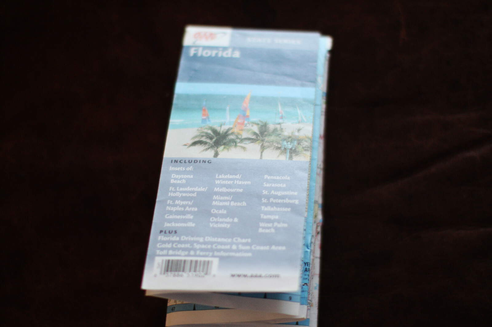 2003 AAA Florida State Highway Transportation Travel Road Map-