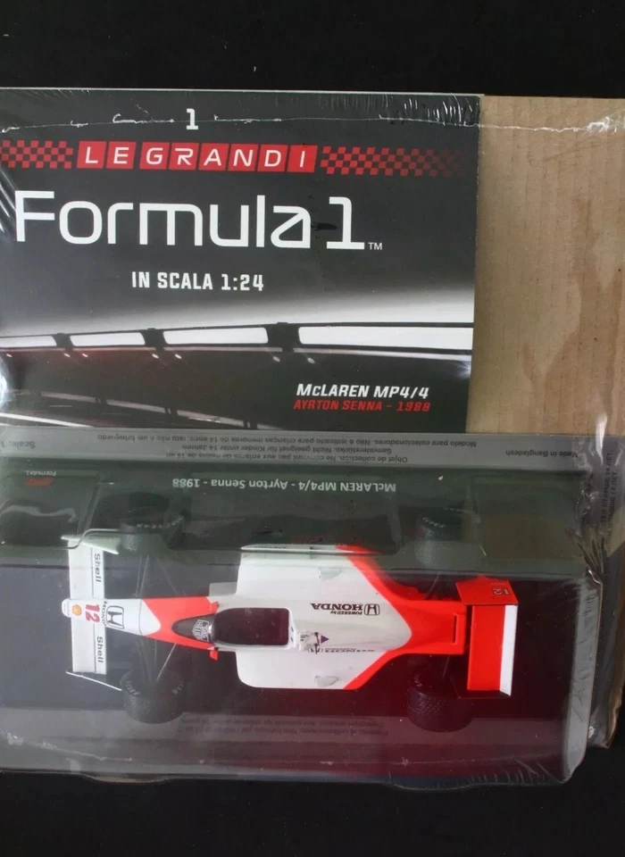 1:24 McLaren MP4/4 Ayrton Senna 1988 World Champion - Centauria Altaya Ixo - Immagine 2 di 4
