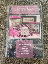 Lizzie Kate It's A Girl Thing Cross Stitch Pattern Chart #138