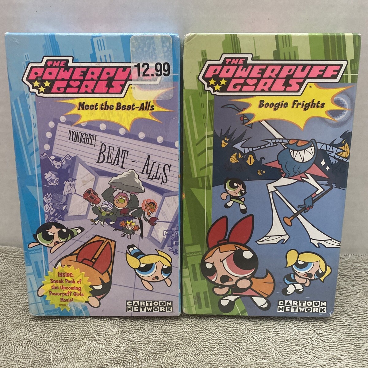 The Powerpuff Girls - Meet the Beat-Alls (VHS, 2001) & Boogie