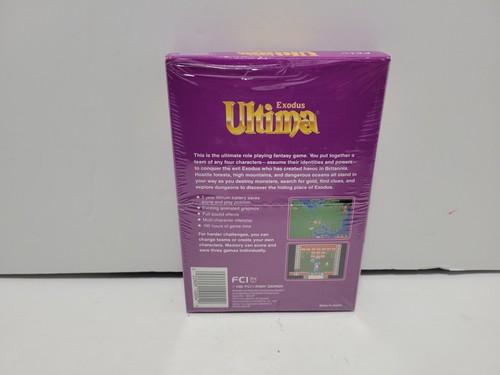 Ultima Exodus w/ Poster Nintendo NES Complete Box CIB (Battery Works) - Picture 8 of 12