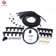 9002C Extreme Spark Plug Wire Set 135 Degree White Ceramic Boots Universal